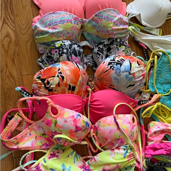 Lot of medium Victoria’s Secret pink swim bikinis medium 👙 - Picture 3 of 6